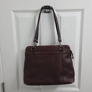Angles Vintage Brown Leather Tote Bag